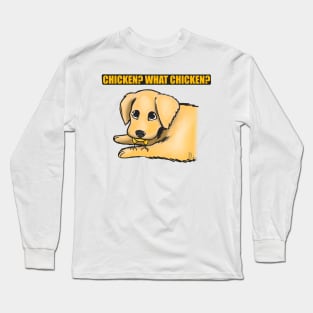 DOG EATS CHICKEN Long Sleeve T-Shirt